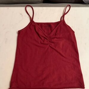 John Galt Maroon Spaghetti Strap Top